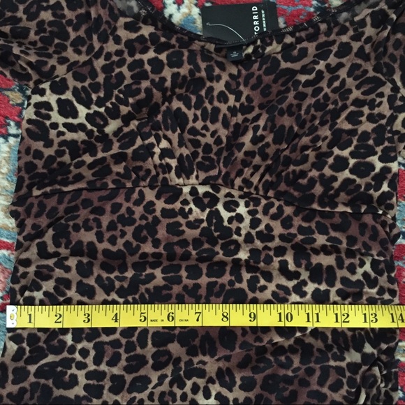 NWT Torrid Leopard Bodycon Dress+NWT Torrid Cap - Picture 11 of 15